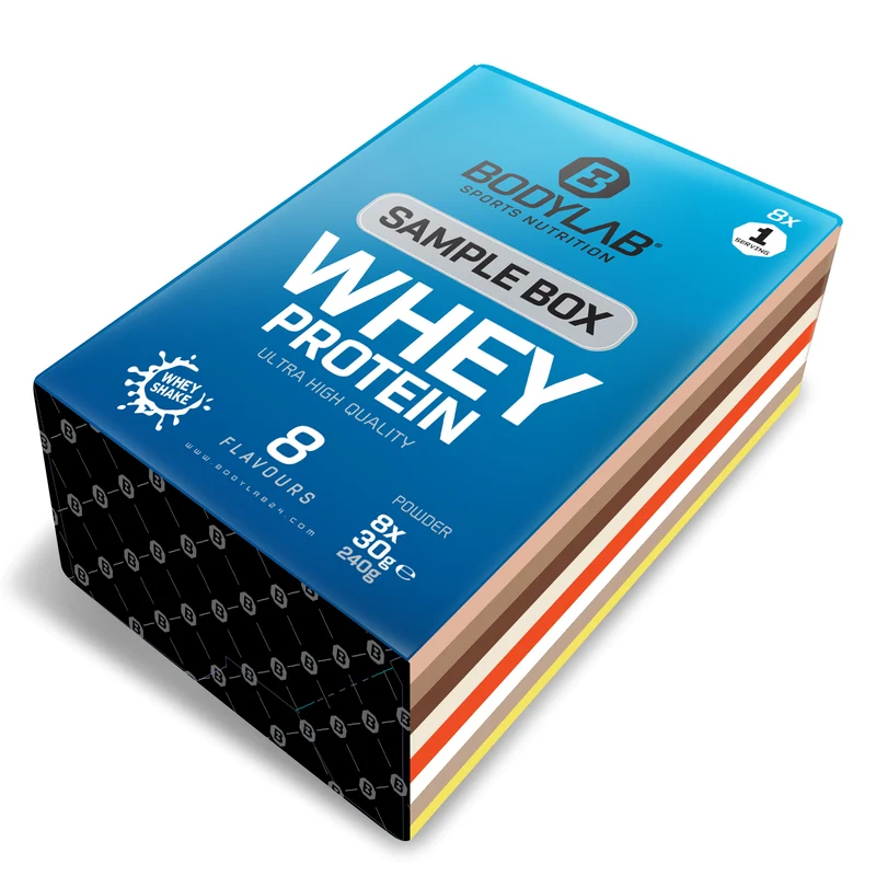 Whey Protein Probierboxen (8 Proben je 30g)
