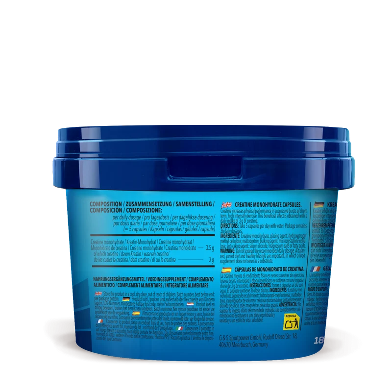 Creatine Monohydrate (180 Kapseln)