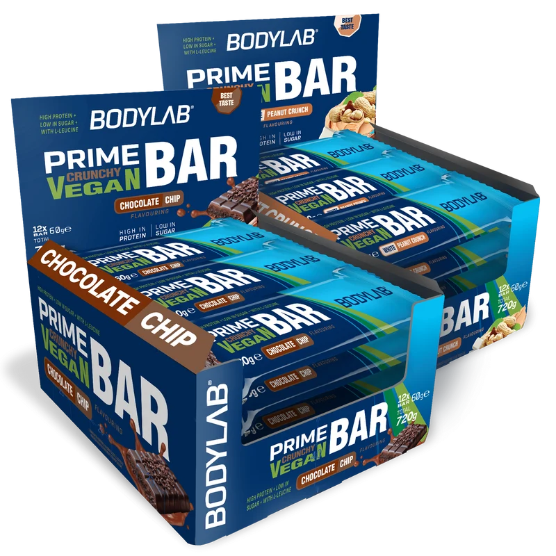2 x Prime Crunchy Vegan Bar (12x60g)