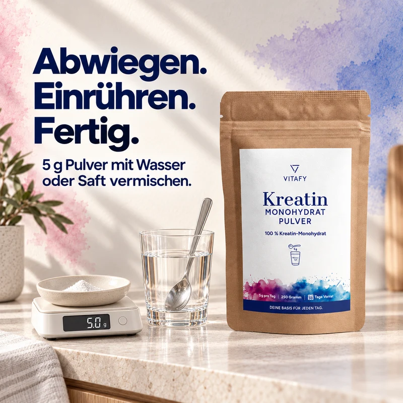 100% Kreatin Monohydrat Pulver (250g)