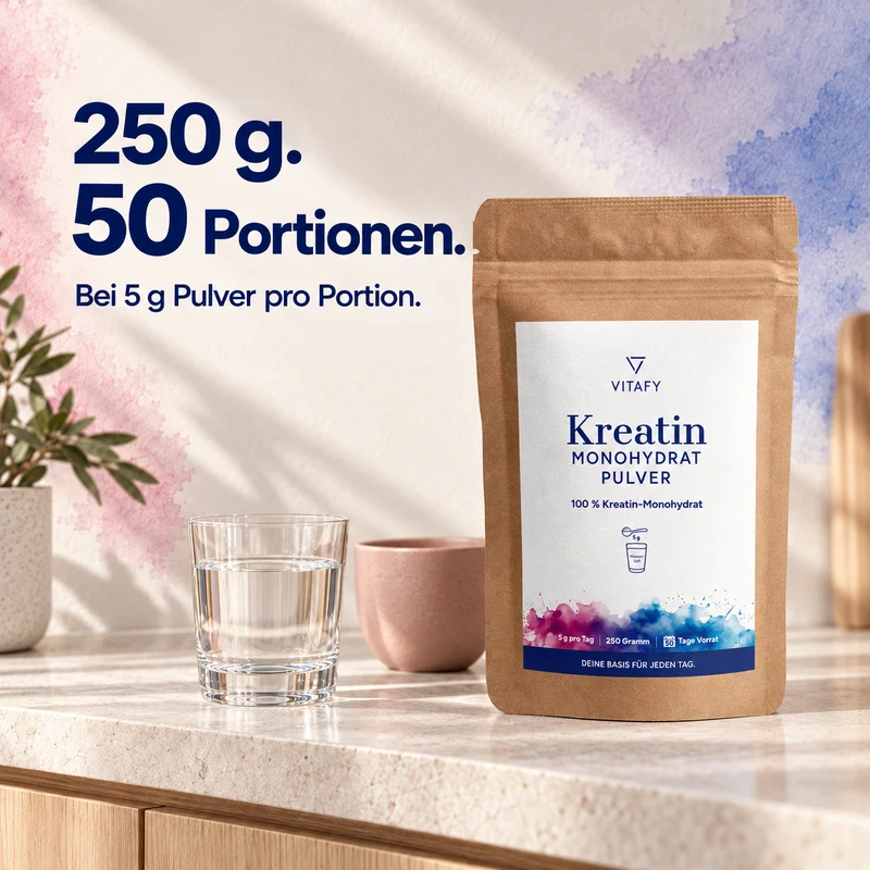 100% Kreatin Monohydrat Pulver (250g)