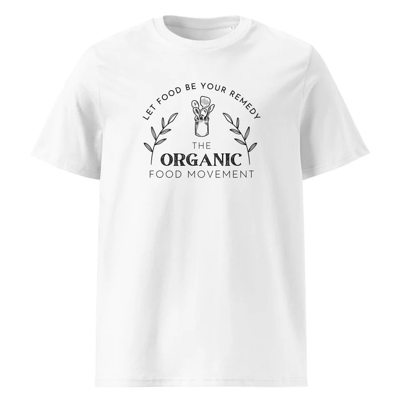 Unisex Organic Cotton T-Shirt (Black Logo)