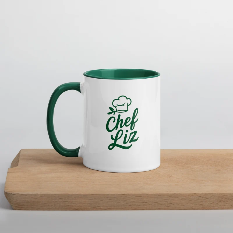 Mug with Chef Liz Logo
