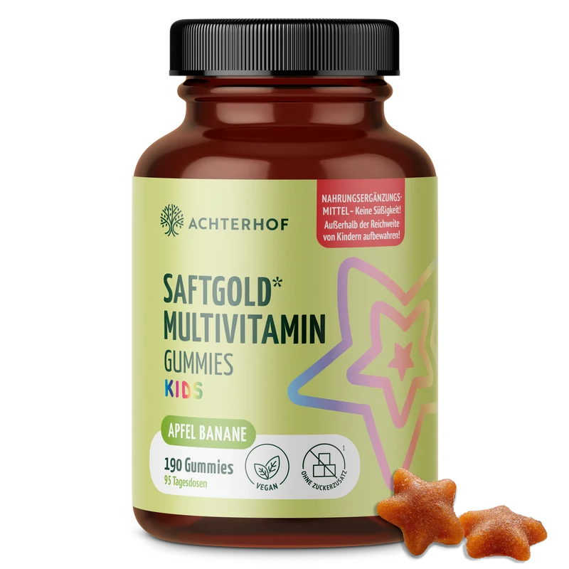Saftgold Multivitamin Kids Gummies Apfel Banane (190 Stück)