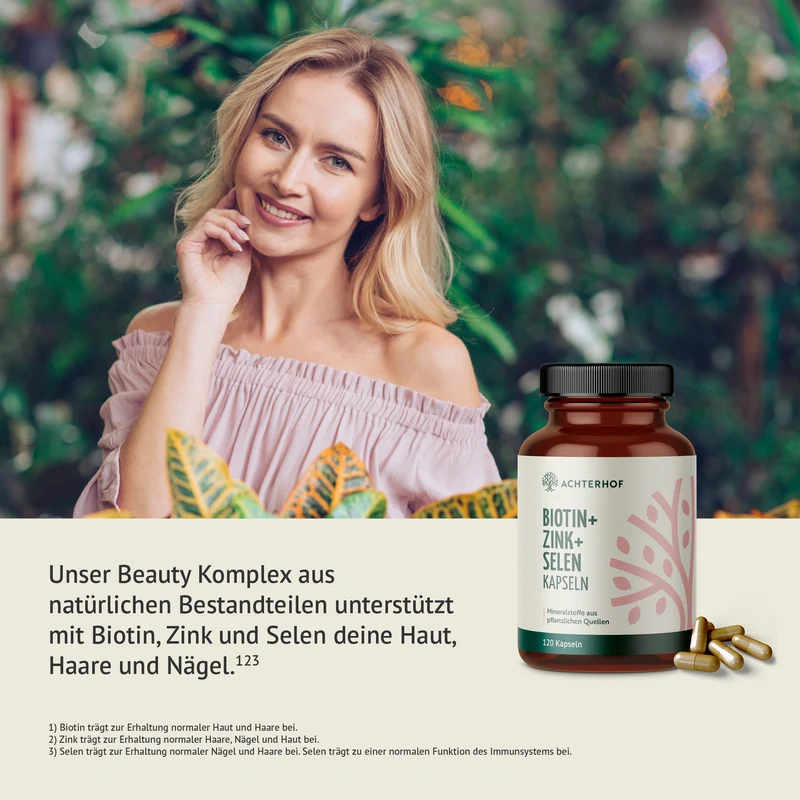 Biotin+Zink+Selen Kapseln (120 Kapseln)