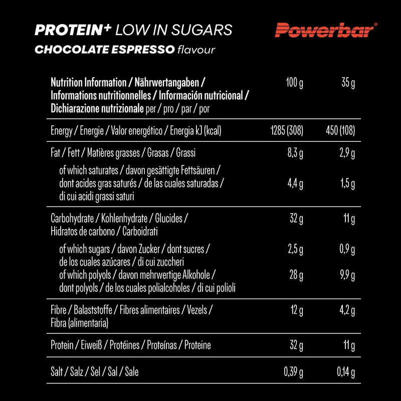 Protein+ Low in Sugars (16x35g)