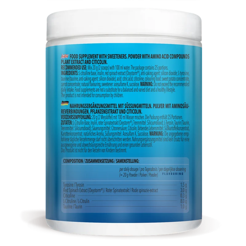 2 x Alpha Storm - OXYSTORM® Pre Workout Blood Orange (je 500g)