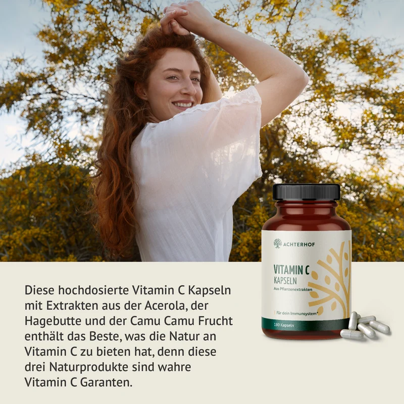 Vitamin C Kapseln (180 Kapseln)