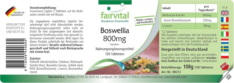 Boswellia (120 Tabletten)