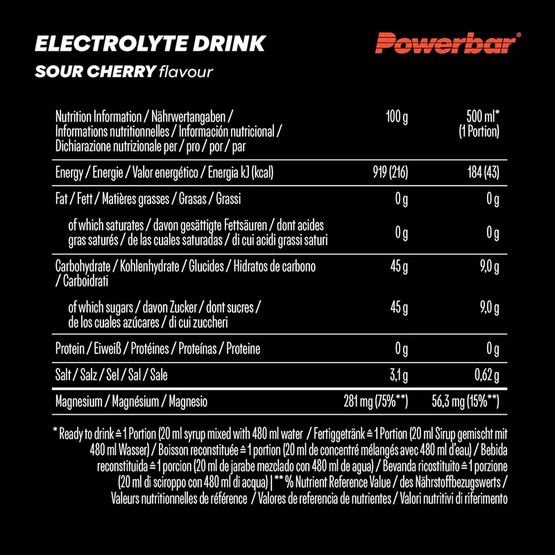 Electrolyte Drink Sirup (1000ml)