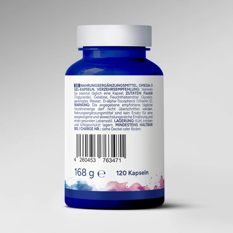 Omega-3-Fischöl (120 Kapseln)