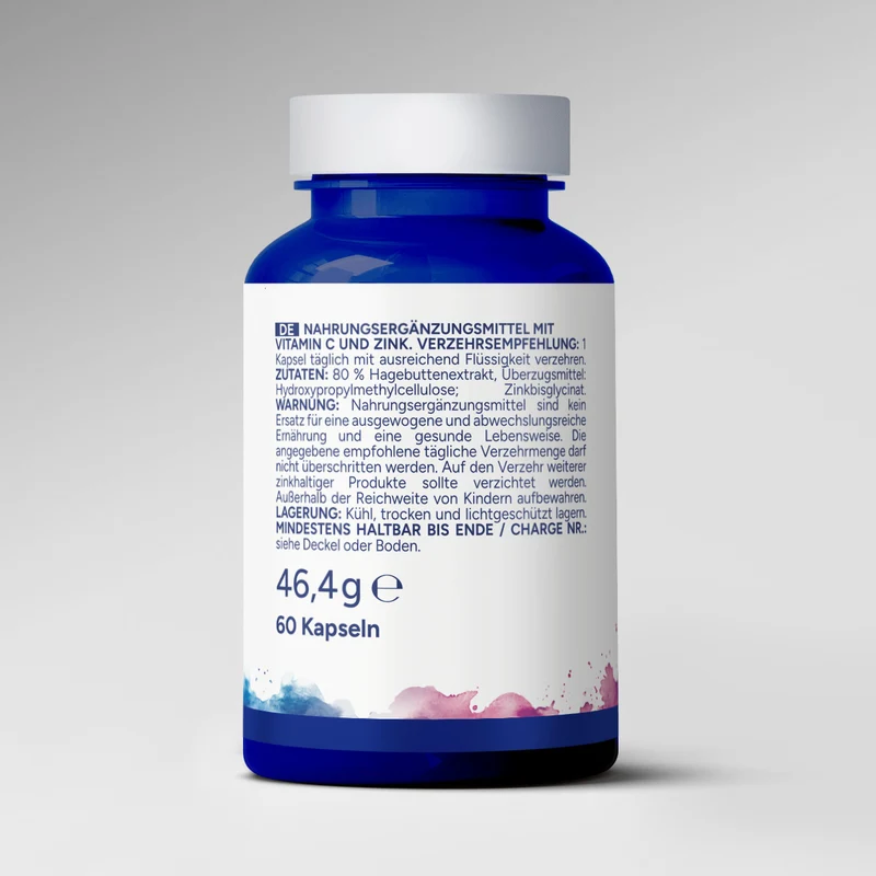 Vitamin C + Zink (60 Kapseln)