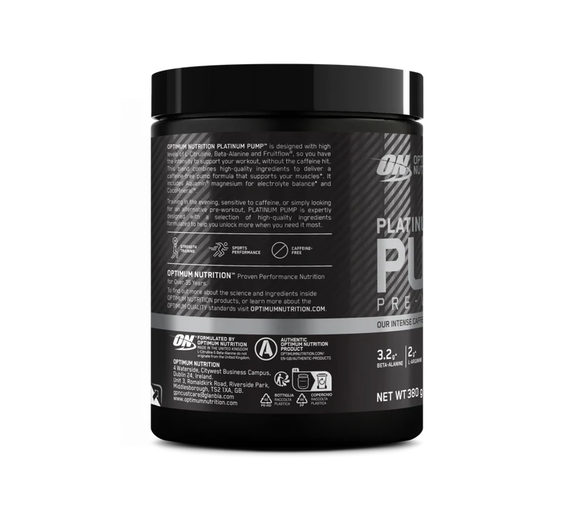 Platinum Pump Pre-Workout (380g)