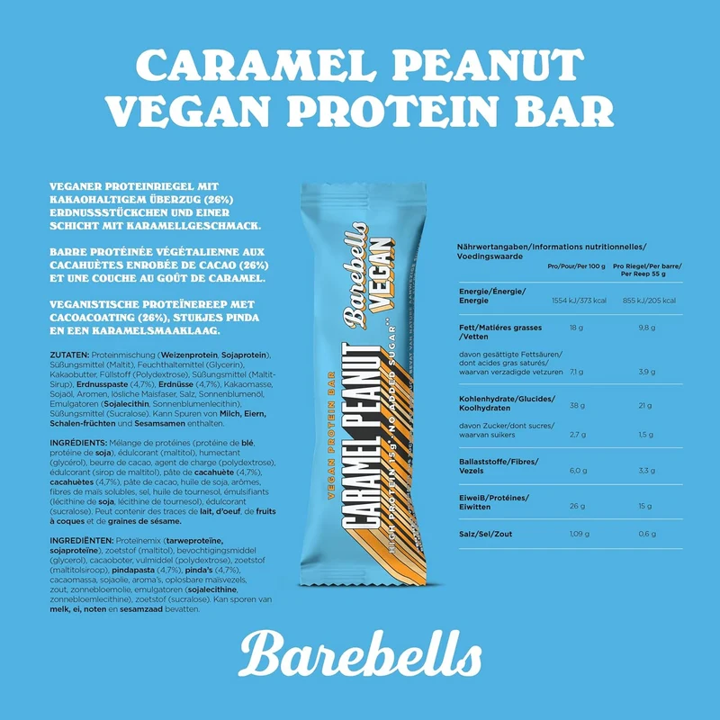Vegan Protein Bar (12x55g)