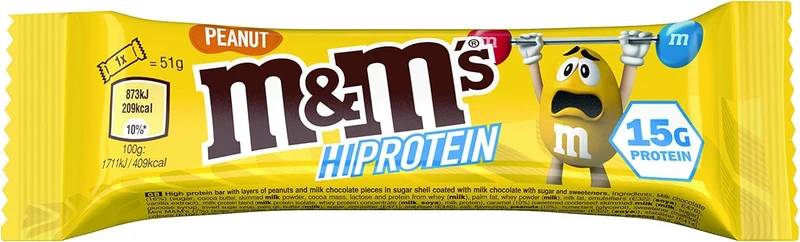 M&M's Hi-Protein Bar (12x51g)