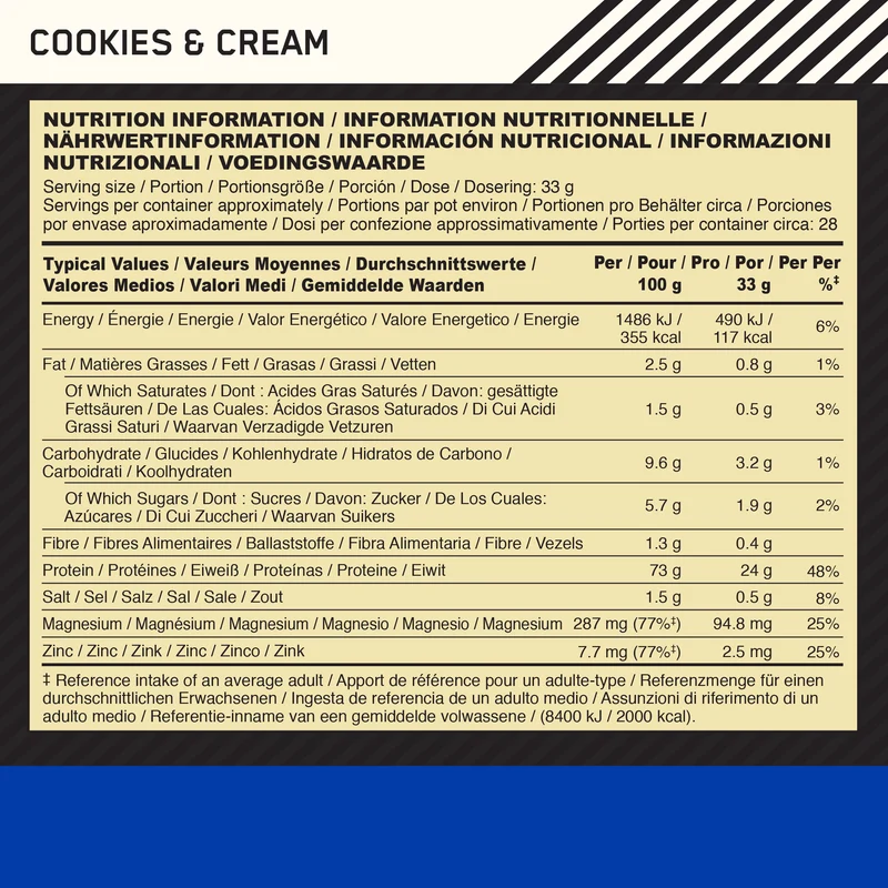 100% Casein (924g)