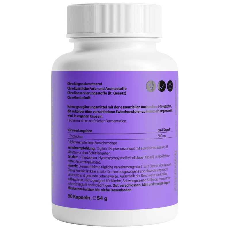 L-Tryptophan 500mg (90 Kapseln)