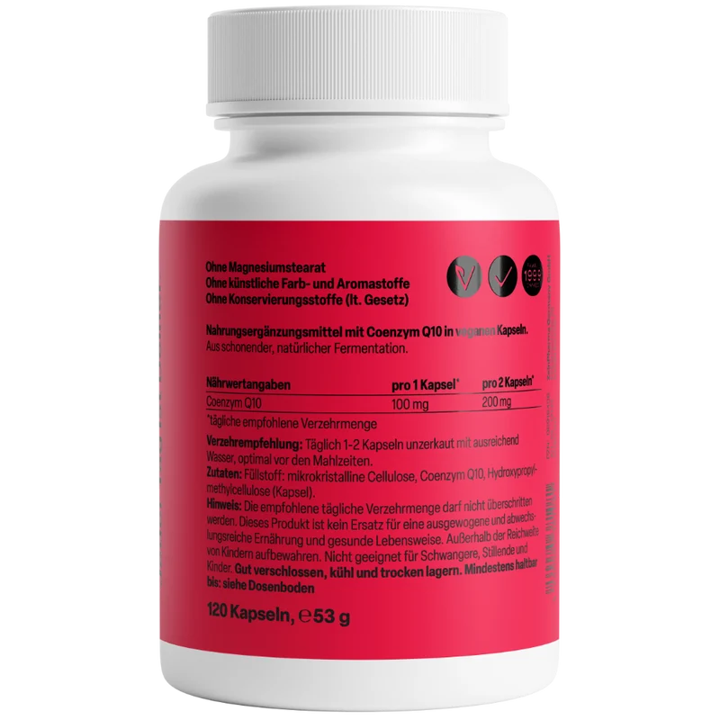 Coenzym Q10 100mg (120 Kapseln)