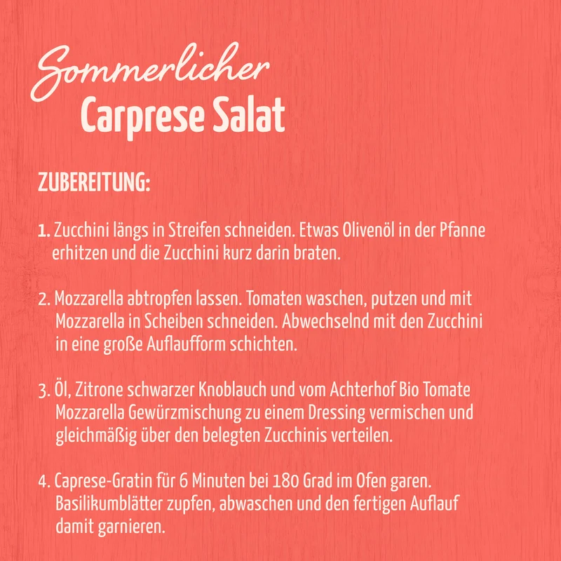 Tomate Mozzarella Gewürzzubereitung Bio (100g)