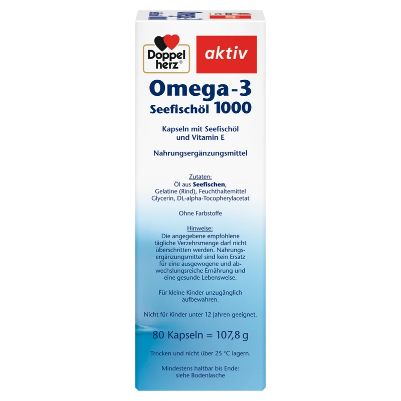 Seefischöl Omega3 1000 (80 Kapseln)