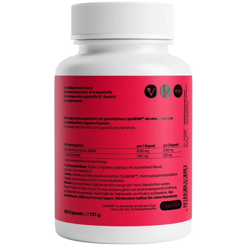 OptiMSM 1000mg (120 Kapseln)