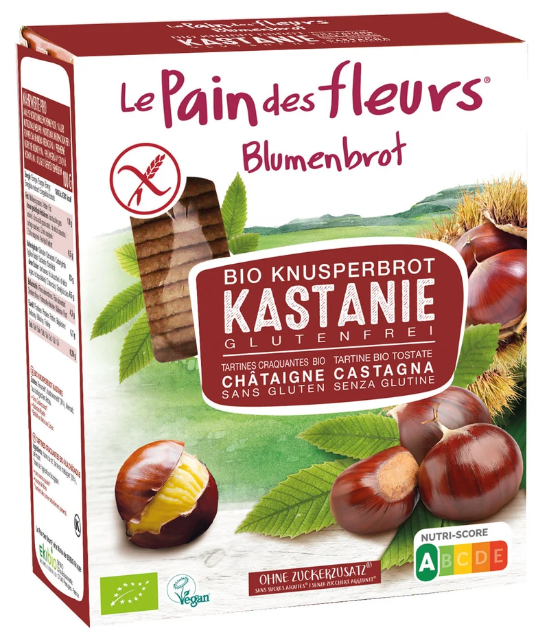 Blumenbrot Kastanie bio (150g)