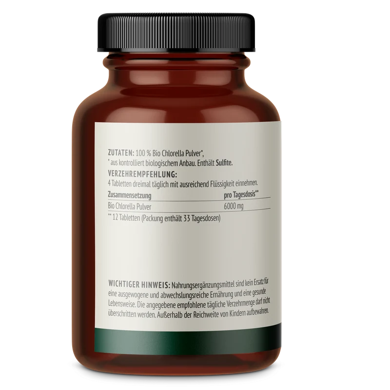 Chlorella & Spirulina Algen Tabletten Bio (400 Tabletten)