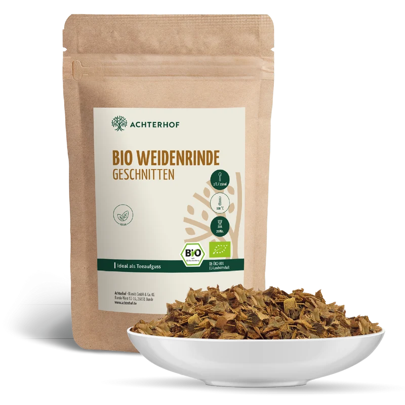 Weidenrinde geschnitten Bio (500g)