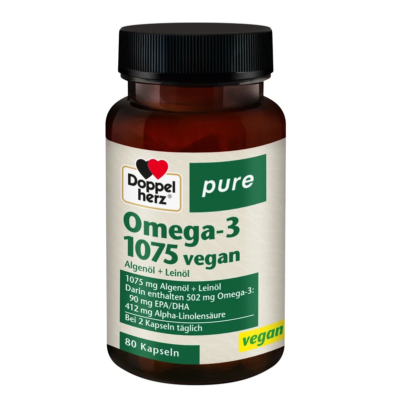Pure Omega-3 1075 vegan (80 Kapseln)