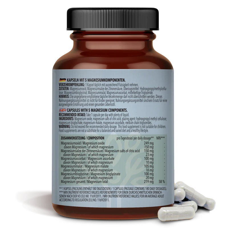 Magnesium Komplex (180 Kapseln)