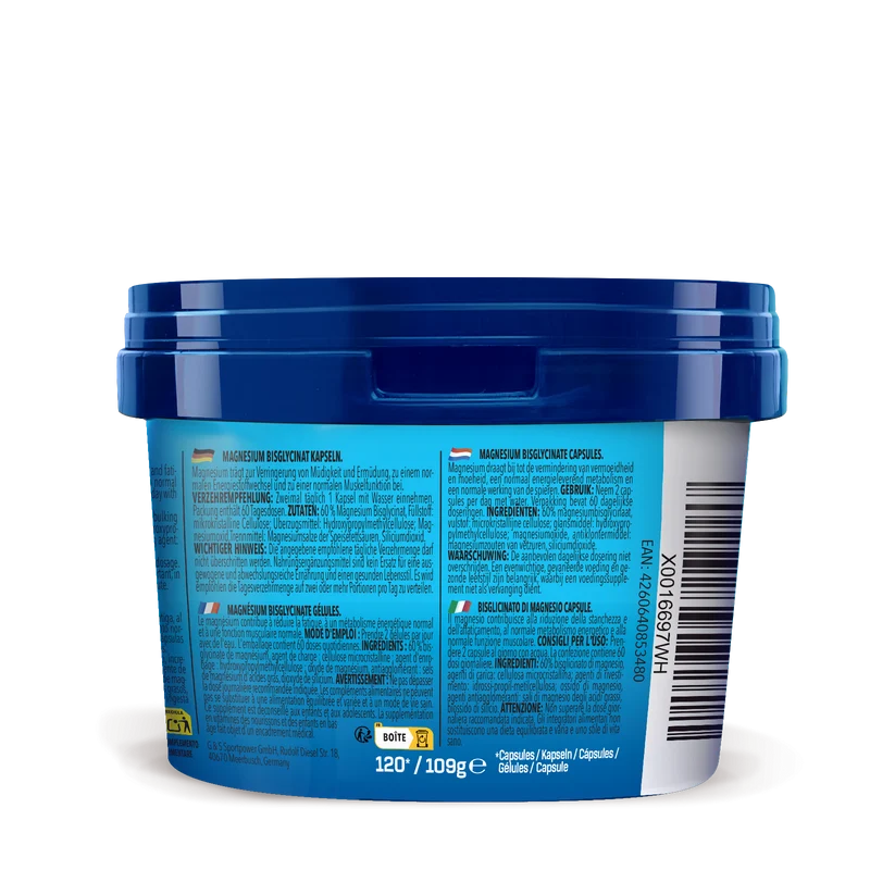 3 x Magnesium Bisglycinate (120 Kapseln)
