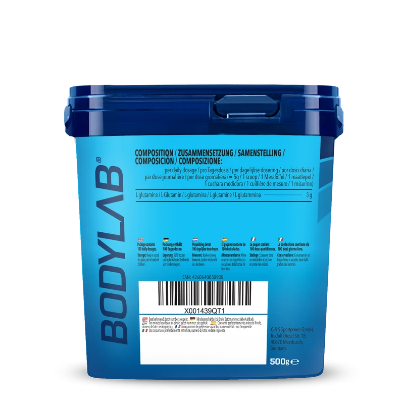2 x Bodylab24 Glutamin Powder (je 500g)