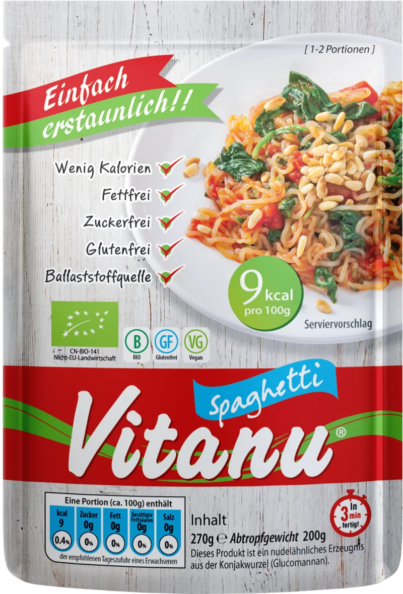 Bio Konjak Spaghetti (270g)