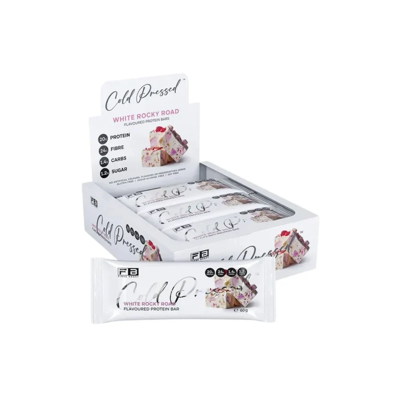 White Rocky Road Protein Bar Box 60g