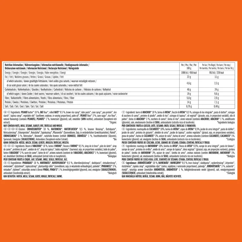 Nut Butter Filled Bar bio (12x50g)