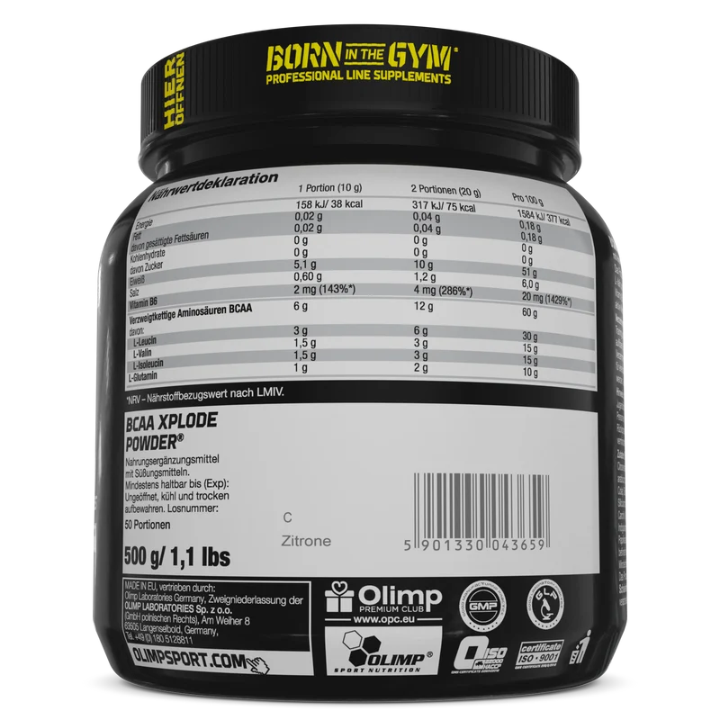 BCAA Xplode Powder (500g)