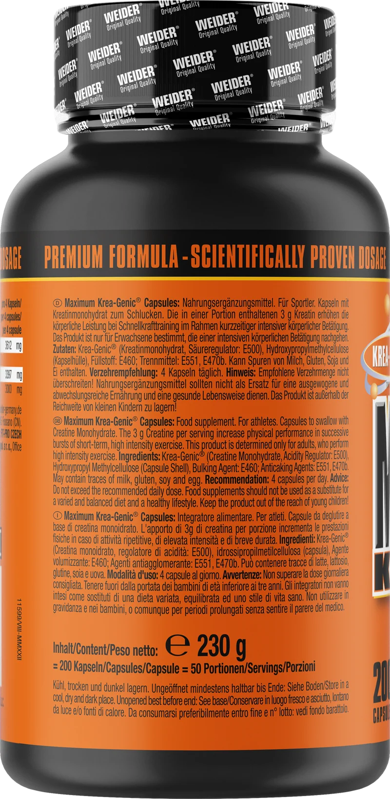 Maximum Krea-Genic (200 Kapseln)