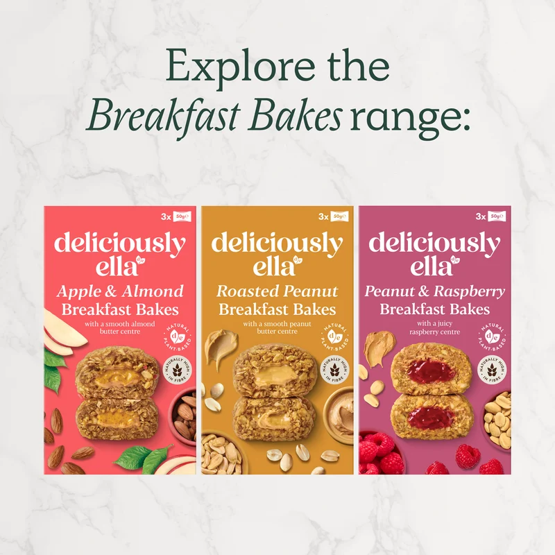 Peanut & Raspberry Breakfast Bakes
