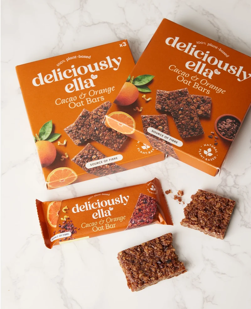 Cacao & Orange Oat Bars
