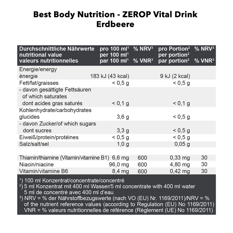 Vital Drink Zerop (1000ml)