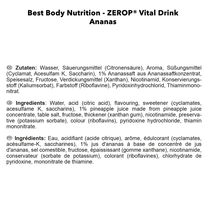 Vital Drink Zerop (1000ml)
