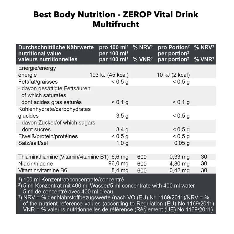 Vital Drink Zerop (1000ml)