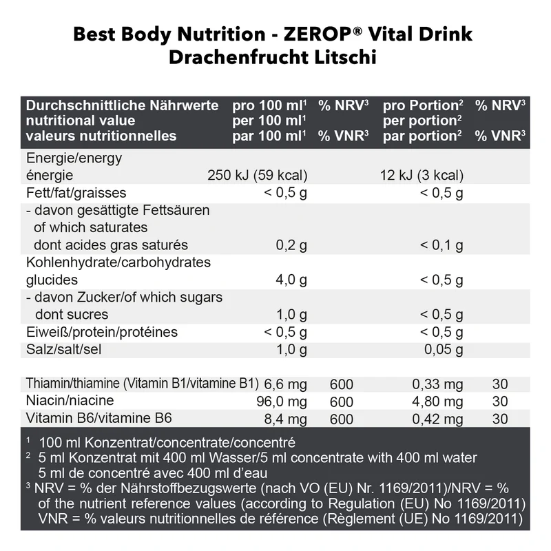 Vital Drink Zerop (1000ml)