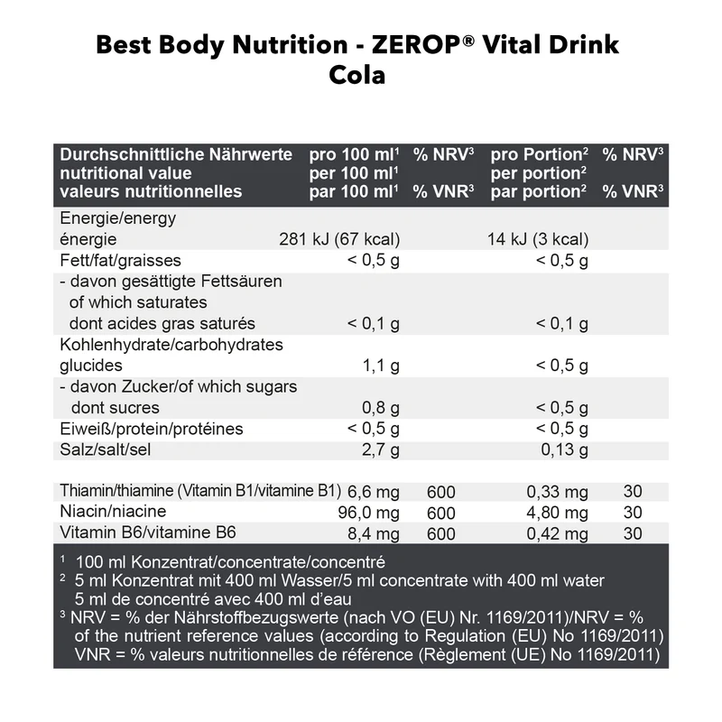 Vital Drink Zerop (1000ml)