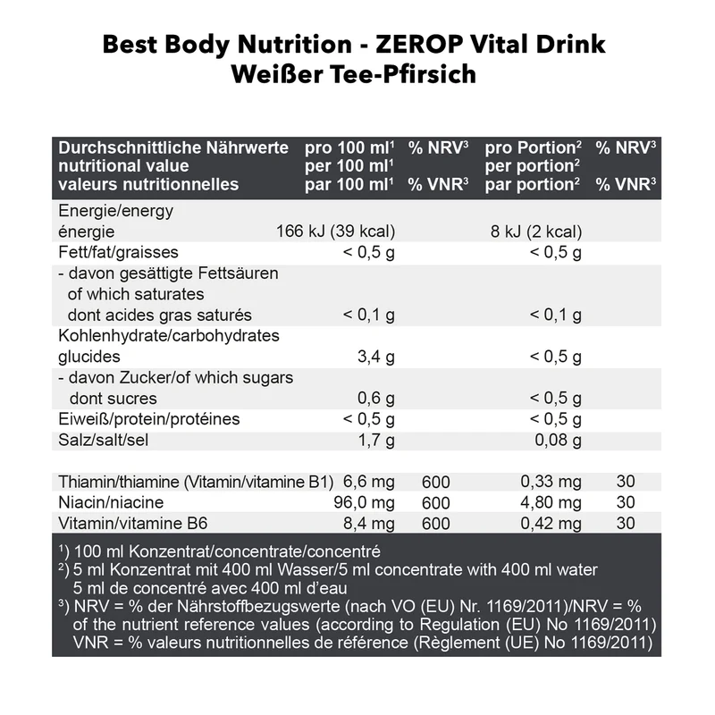Vital Drink Zerop (1000ml)