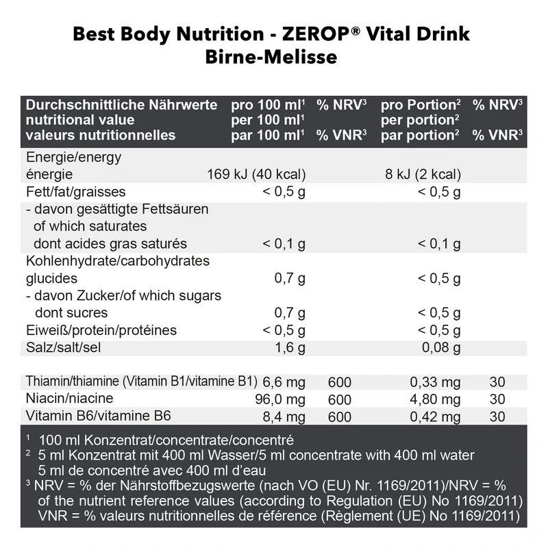 Vital Drink Zerop (1000ml)