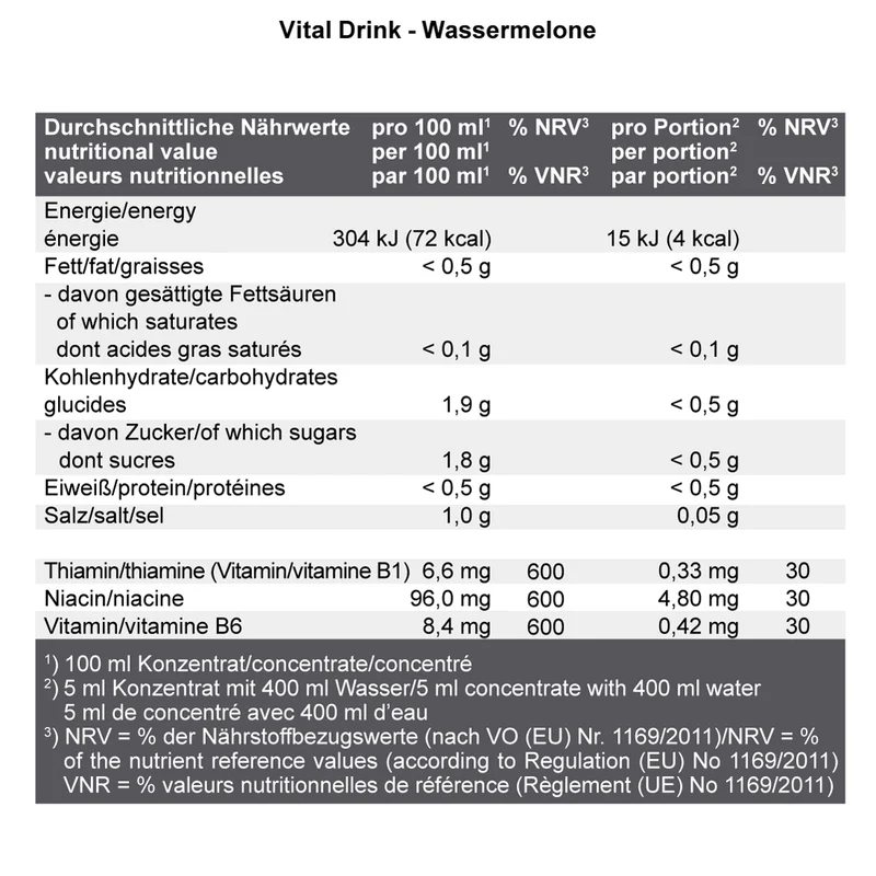 Vital Drink Zerop (1000ml)