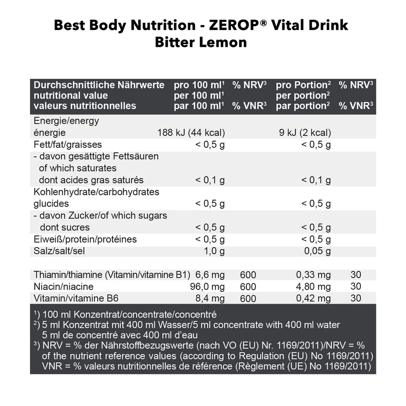 Vital Drink Zerop (1000ml)