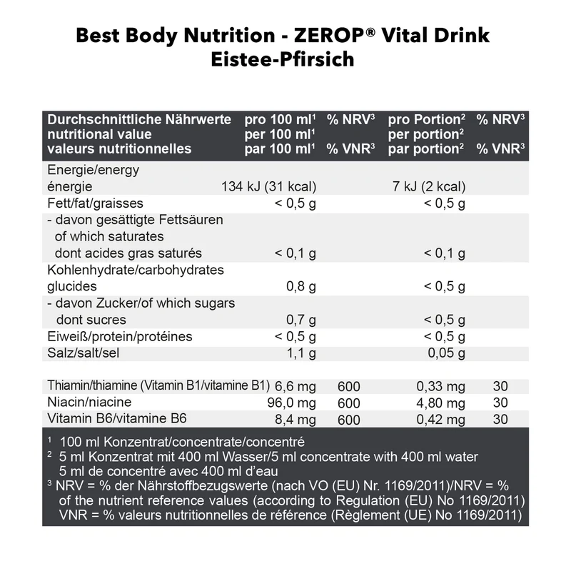 Vital Drink Zerop (1000ml)