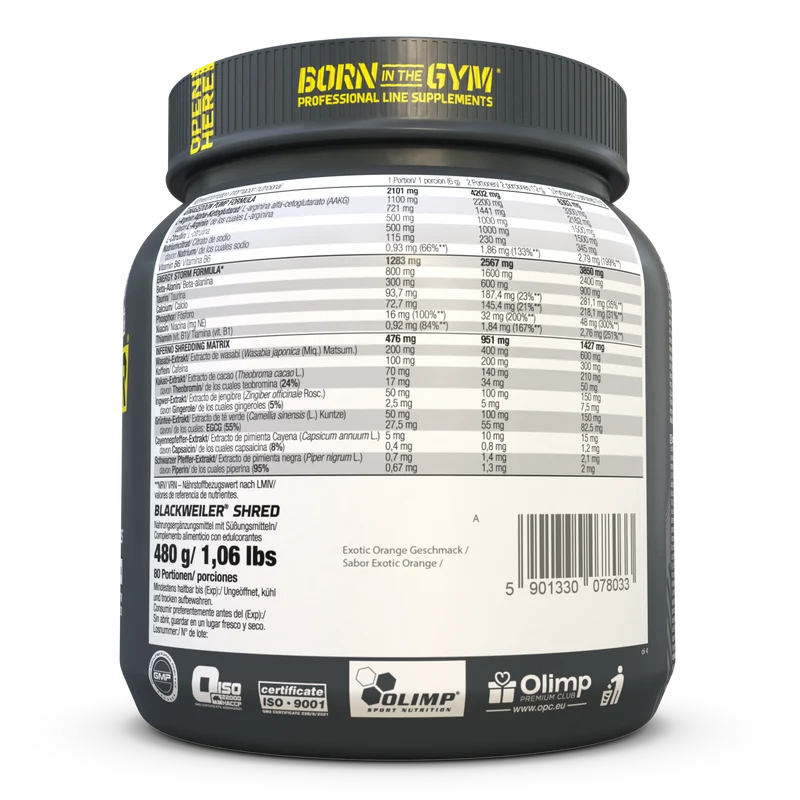 Blackweiler Shred Exotic Orange (480g)